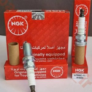 شمع تک پلاتین NGK اصل – جرقه قوی، شتاب بالا (بسته ۴ عددی)